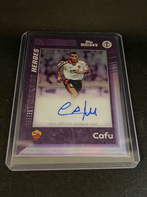 Topps Decades 1990s Cafu Auto 04/25 Roma like new