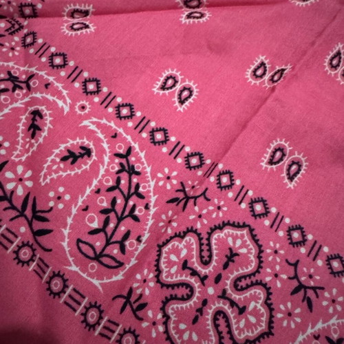 Pink bandana scarf like new