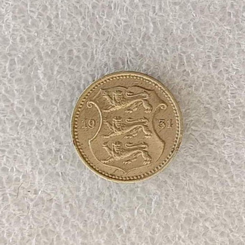 Estonia 10 Senti coin 1931 cupronickel