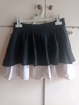Esti skirt slightly used, white black, size M 38 10