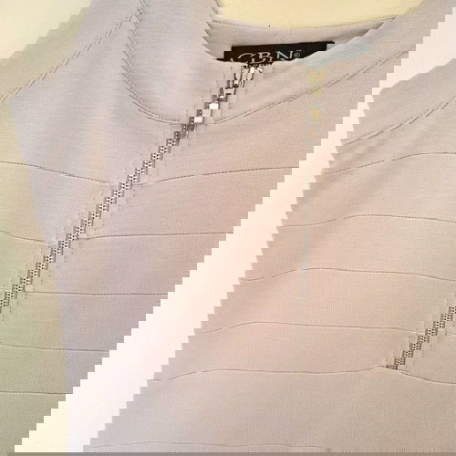 Φόρεμα σε γραμμή Α γκρι ανοιχτό, μέγεθος M, σαν καινούργιο