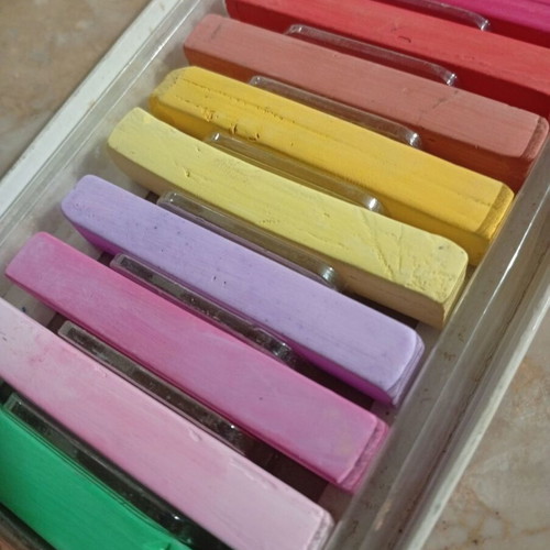 Dry Pastels set like new, mostly unused