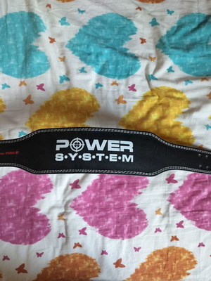 Power System Basic Weightlifting Leather Belt Size S New