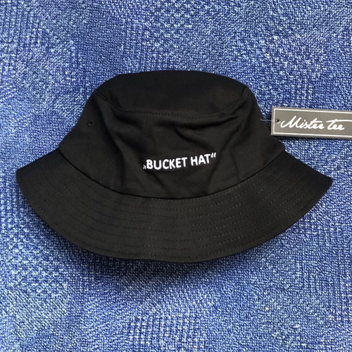 Mister Tee Bucket Hat new, one size, white and red