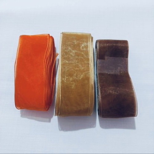 Organza ribbons like new for crafts and DIY projects