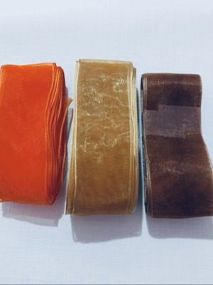 Organza ribbons like new for crafts and DIY projects