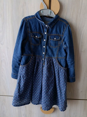 Denim dress Orchestra like new for 4-5 years old blue