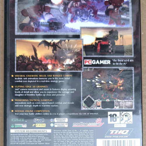 Warhammer 40000 Dawn of War PC CD-ROM like new