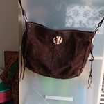 Zara crossbody bag brown castor pony skin like new
