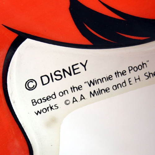 Winnie The Pooh & Tiger Plastic Wall Decorations 2 Pieces 50cm Disney