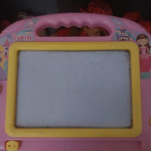 Children's Write-Erase Board with Princess Theme used