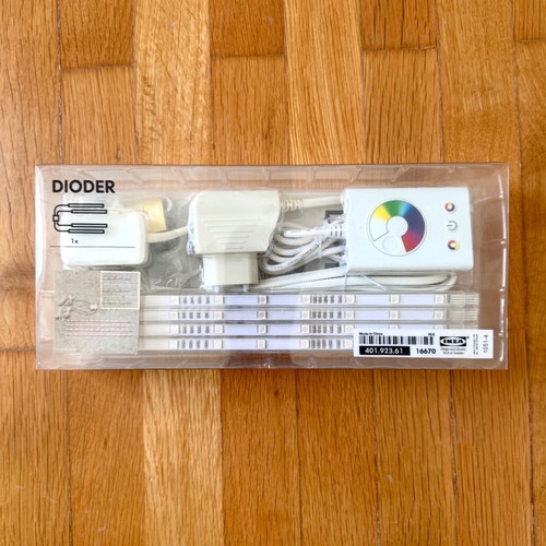 Ikea Dioder LED Lighting Strips with Remote Control new