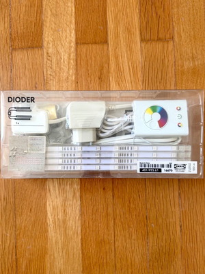 Ikea Dioder LED Lighting Strips with Remote Control new
