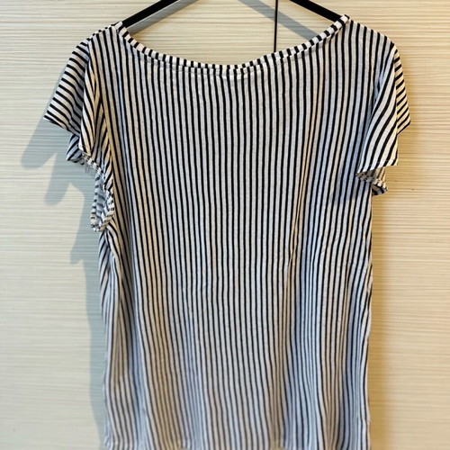 Striped H&M blouse like new, size S, black and white