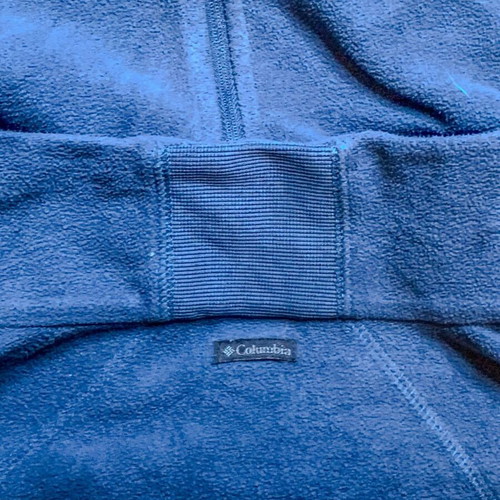 Columbia women's full-zip fleece jacket navy, size XL