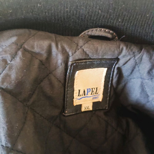 La Pelle leather men's jacket like new, size XXL, brown black
