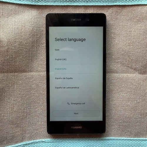Huawei P8 Lite (ALE-L21) smartphone used with 16GB storage and microSD card