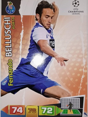 Συλλεκτική κάρτα Fernando Belluschi FC Porto μεταχειρισμένη, Panini UEFA Champions League 2011-2012