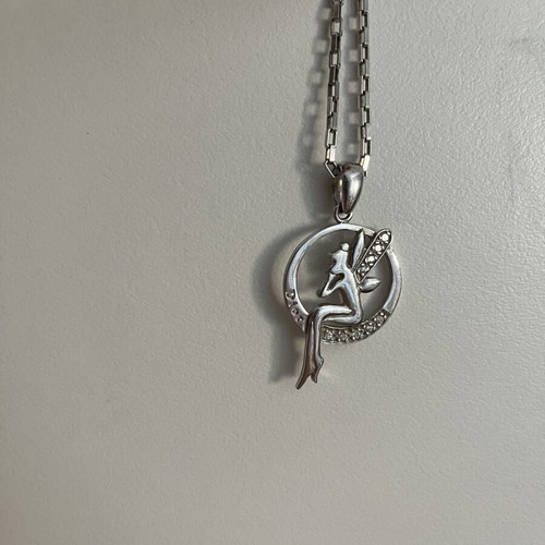Dior vintage necklace silver, like new, 2000s