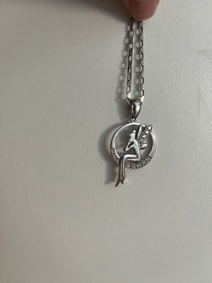 Dior vintage necklace silver, like new, 2000s