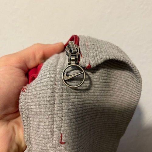 Nike Air Full-Zip Women Hoodie used, size M, gray and red