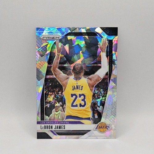 Panini Prizm Lebron James Cracked Ice like new