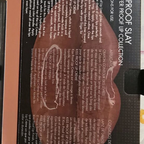 Kiss proof Slay Bella Pierre coral stone shade new
