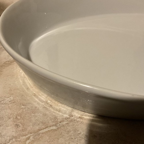 Heat-resistant porcelain baking dish like new, 39x28x7 cm