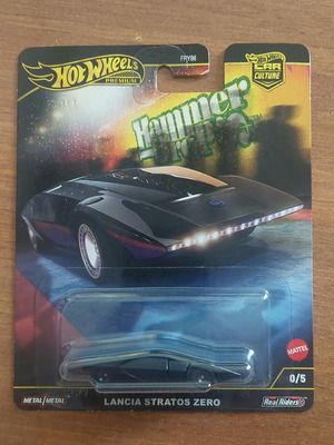HotWheels Premium Lancia Stratos Zero Chase σφραγισμένο, σαν καινούργιο