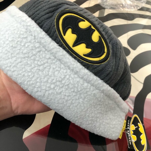 Batman hat new with Batman logo, grey
