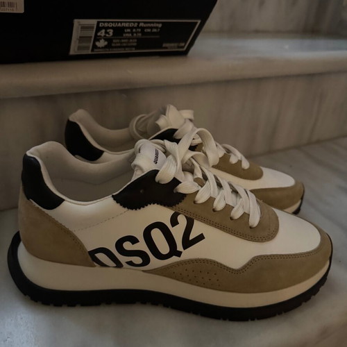 Dsquared2 sneakers like new, size 43, white and beige