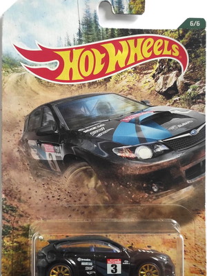 Hot Wheels Subaru Impreza WRX STI black new