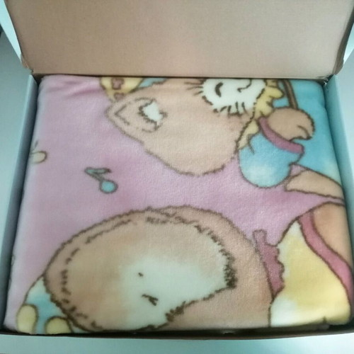 Velveteen baby crib blanket new, Palamaiki