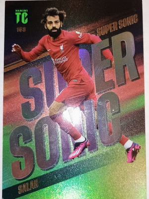 Мохамед Салах Ливърпул FC Super Sonic колекционерска карта употребявана
