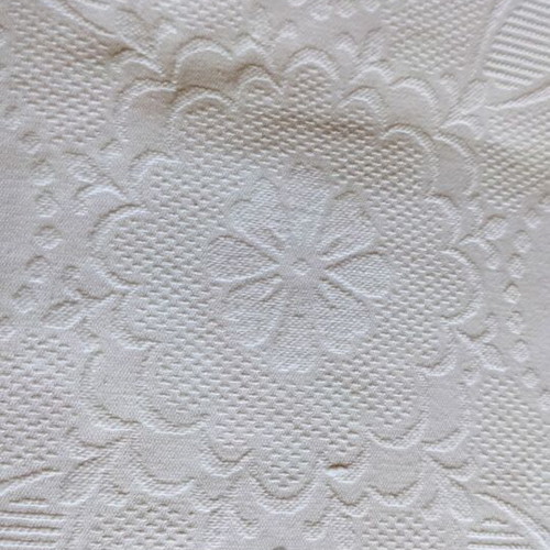 Vintage traditional white pique bedspread like new