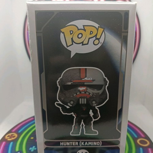 Funko Pop Star Wars #444 Hunter (Kamino) used with pin