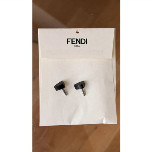Fendi leather heels size 36 used, black