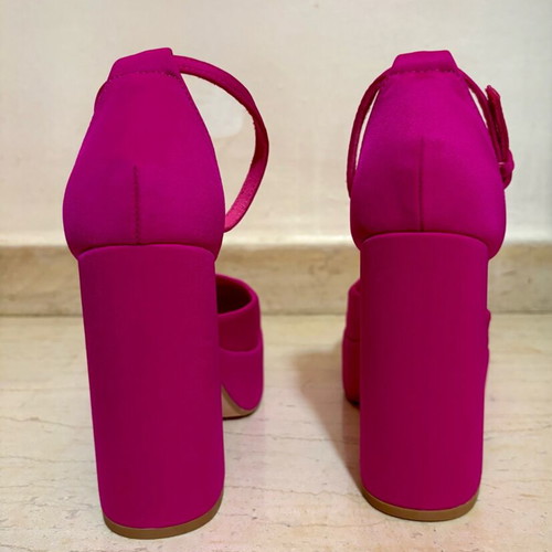 Corina summer pumps size 38 pink and purple like new