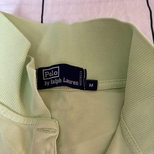 Polo Ralph Lauren lemon green shirt size M like new