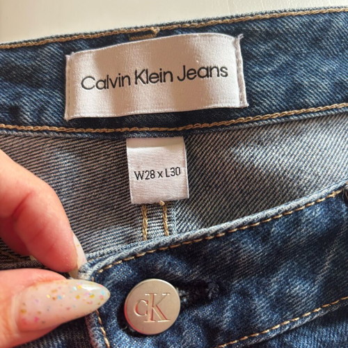 Calvin Klein Low Rise Baggy Jeans size M like new, blue