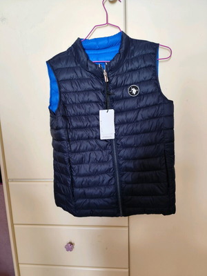 US POLO ASSN Sleeveless Jacket New Blue