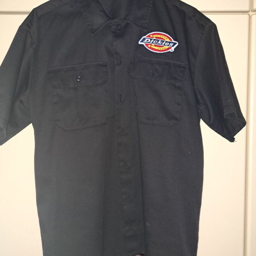 Κοντομάνικο πουκάμισο Dickies Clintondale Rec μέγεθος M σαν καινούργιο, μαύρο