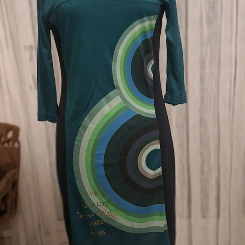 Desigual dress green No M like new