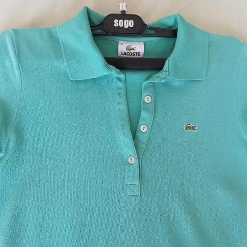Lacoste dress turquoise like new, size S