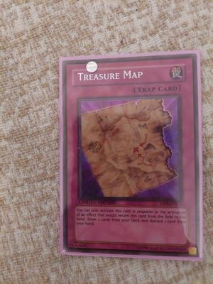 Yu-Gi-Oh Treasure Map Secret Rare limited edition σαν καινούργιο