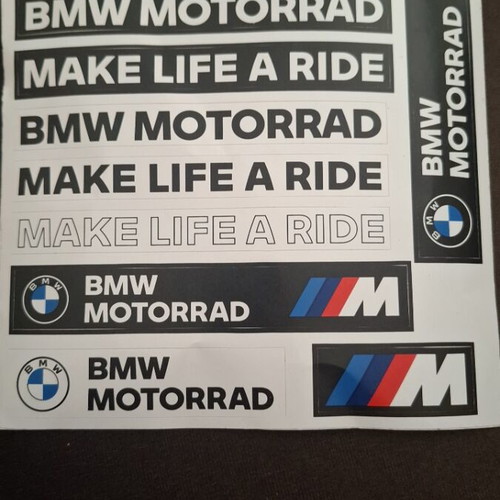 BMW stickers new, set of 2 sheets