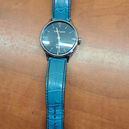 Trussardi wristwatch women's blue like new