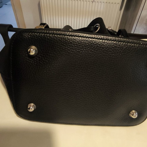 Leather crossbody bag Italian large pouch like new