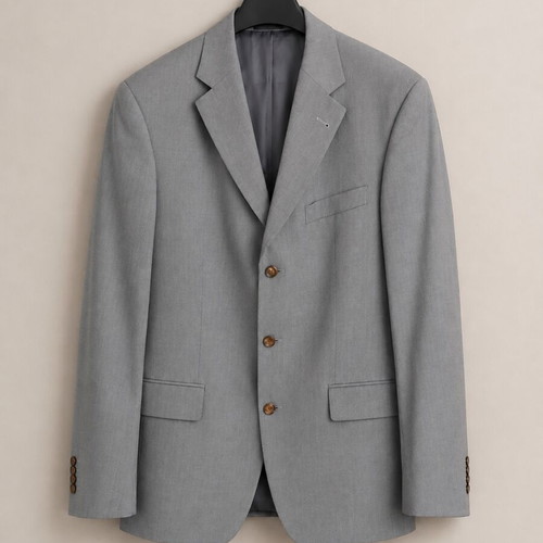 Windsor Vintage men's blazer Super 100, light grey, size M