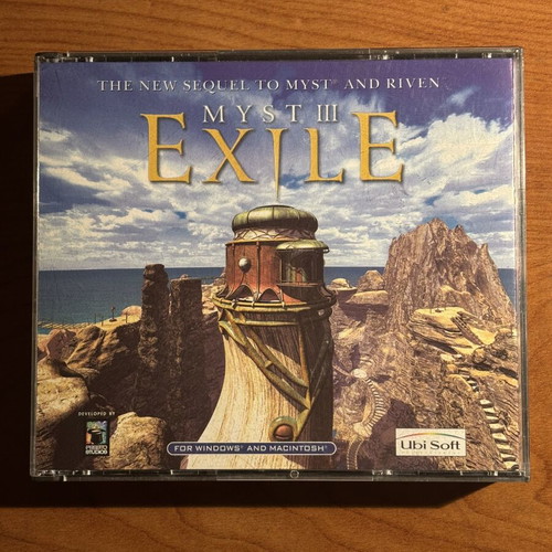 Myst III Exile PC game used, deluxe 4 CD edition